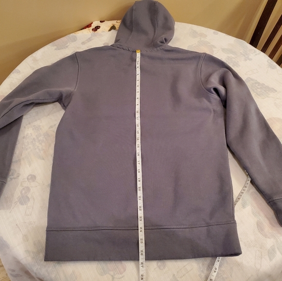 Adidas Fleece Hoodie Blue Small - Picture 9 of 14